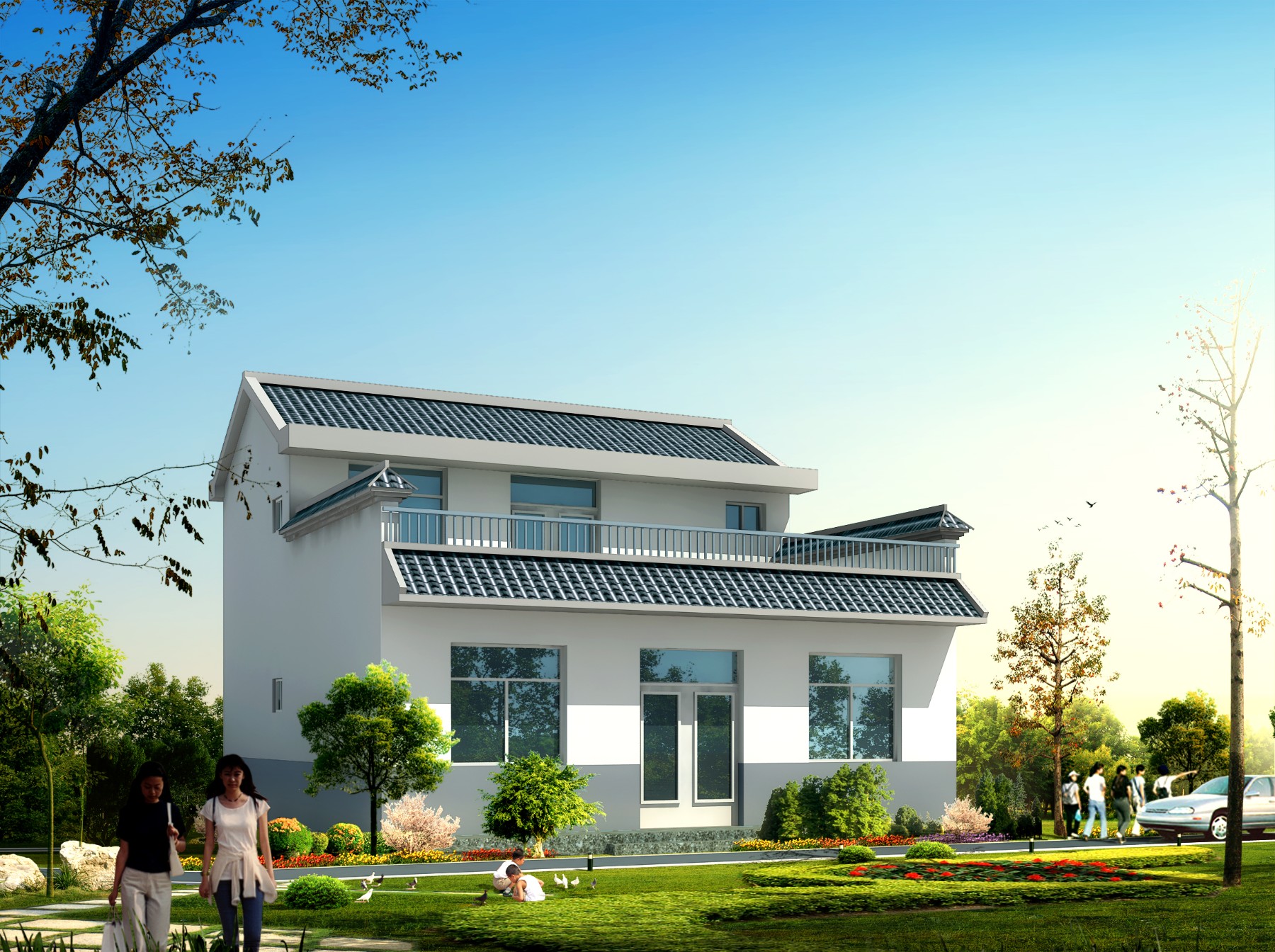 建筑外立面效果图